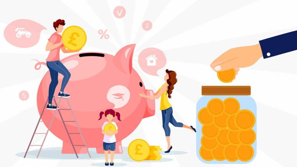 teaching kids how to save money
