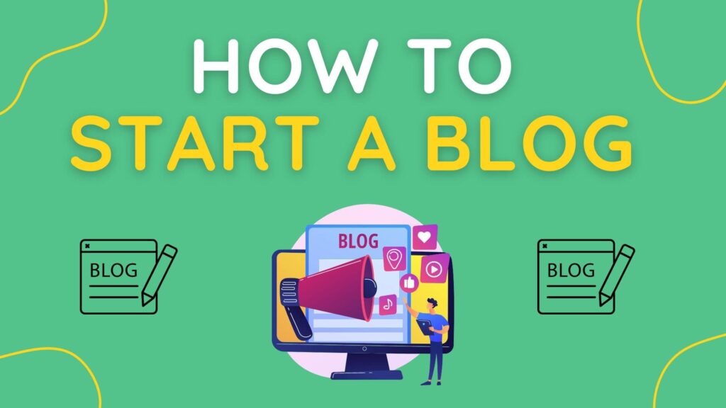 how to start a blog uk