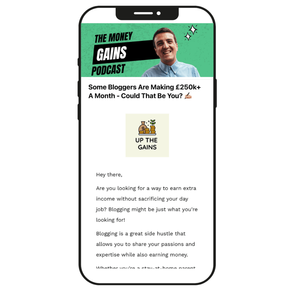 up the gains newsletter