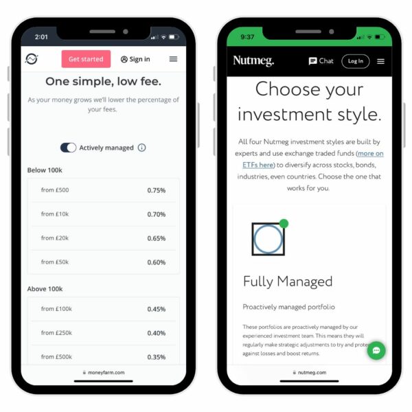 Moneyfarm vs Nutmeg Which Investing App is Better? Up the Gains