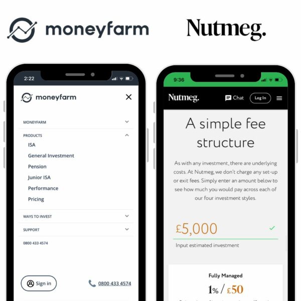 Moneyfarm vs Nutmeg Which Investing App is Better? Up the Gains