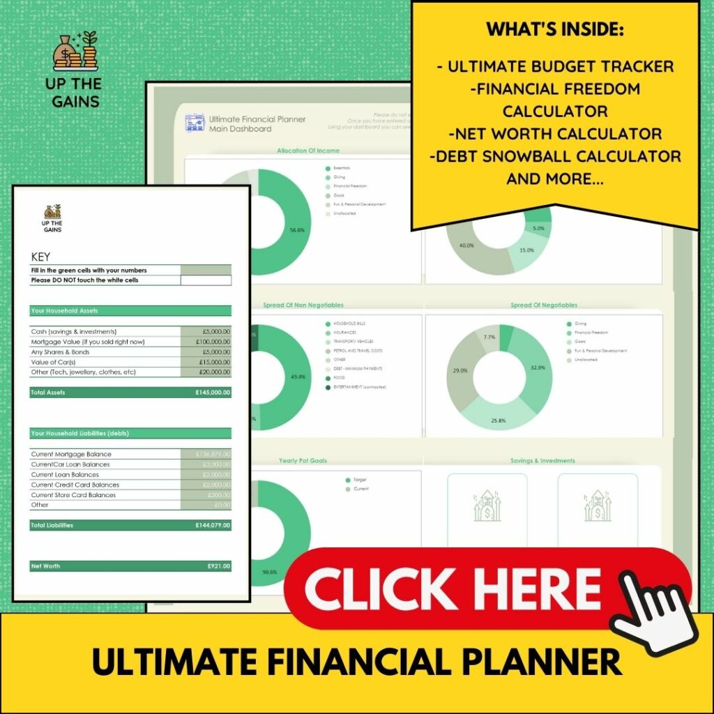 Ultimate Financial Planner By Up The Gains