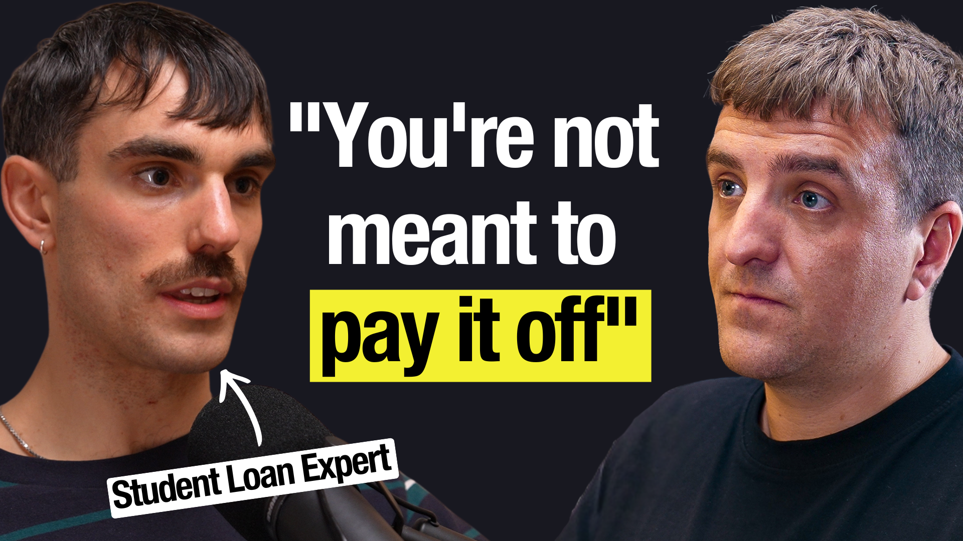 youtube thumbnail for a video about Why Your Student Loan Goes UP Even When You're Paying